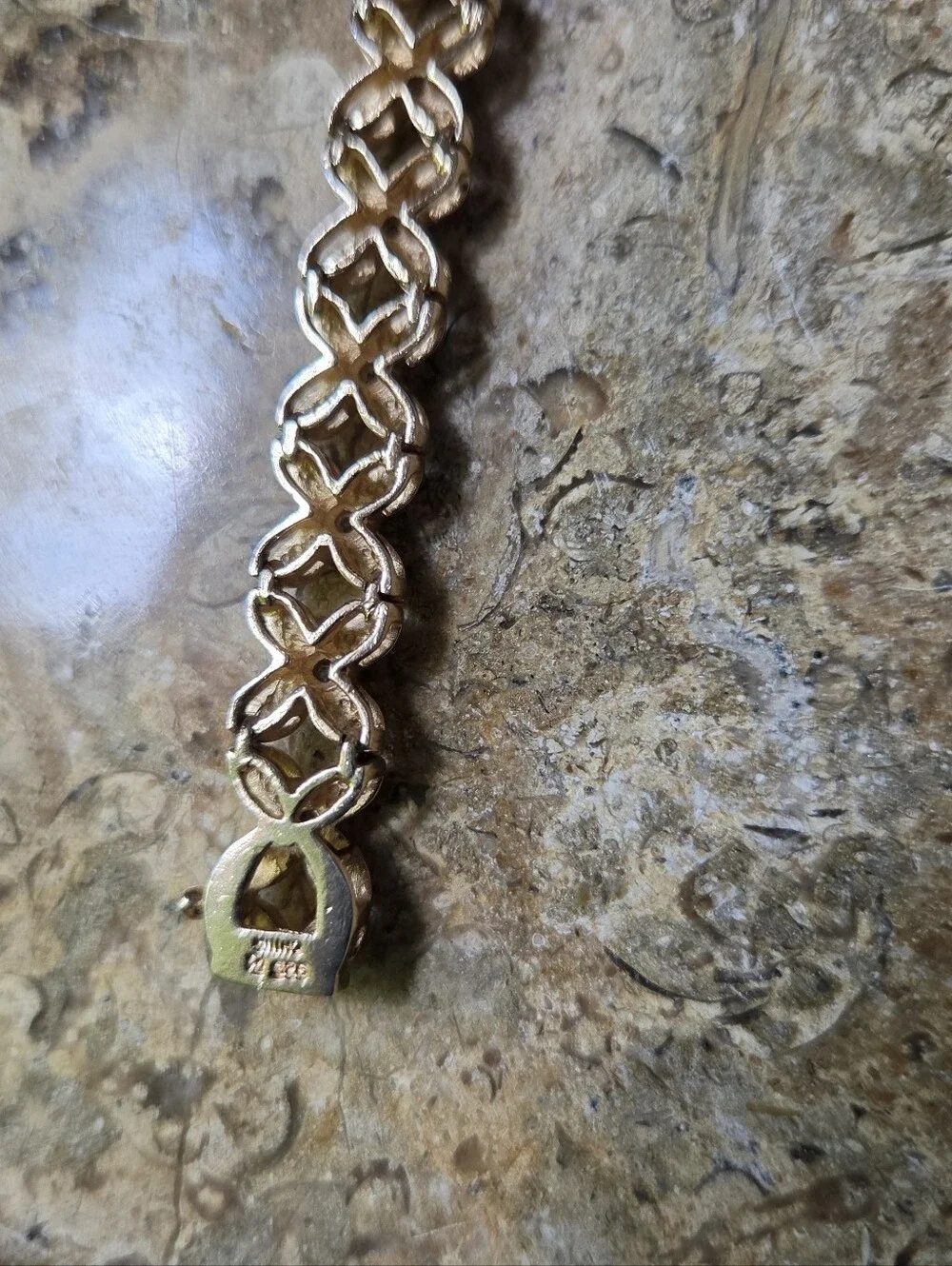 Sterling Silver 925 Gold Plated Tennis Bracelet